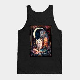 A Girl and her Tiger Companion Tank Top